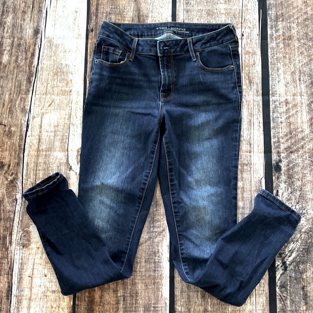 Old Navy Sz. 4 dark blue rock star jeans